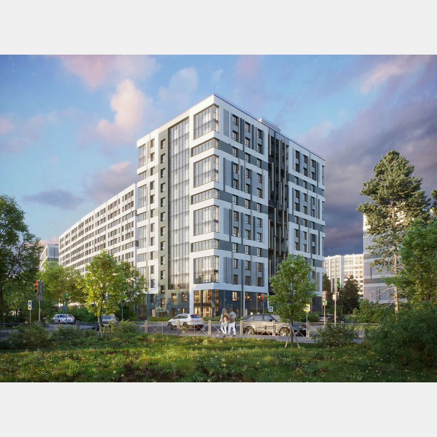 2-к. квартира, 56,6 м², 3/13 эт.