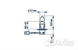 Лампа 24V H3 70W narva Standard 1 шт. картон 48700