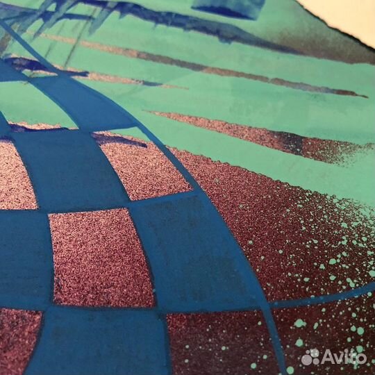 Картина в рамке абстракция