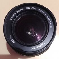 Объектив canon zoom lens ef-s 18-55 mm