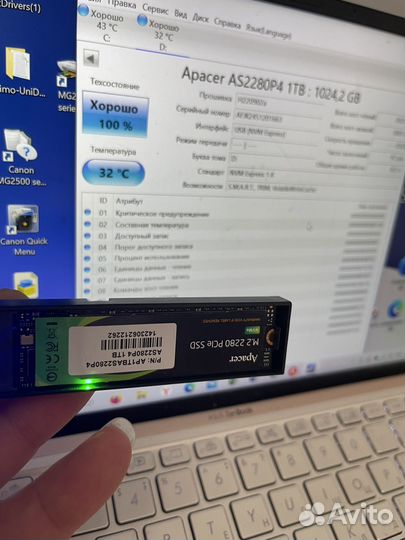 Ssd m2 nvme 1tb apacer