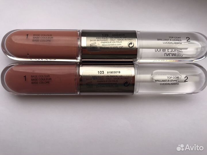 Помады блеск Новые Kiko milano