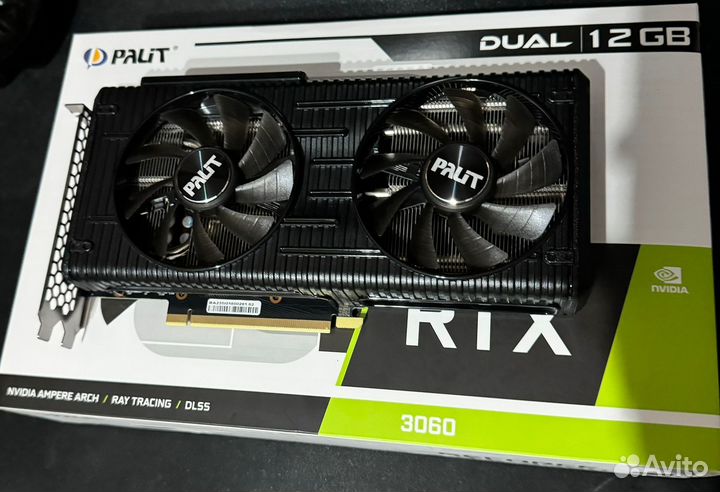 Видеокарта rtx 3060 palit dual