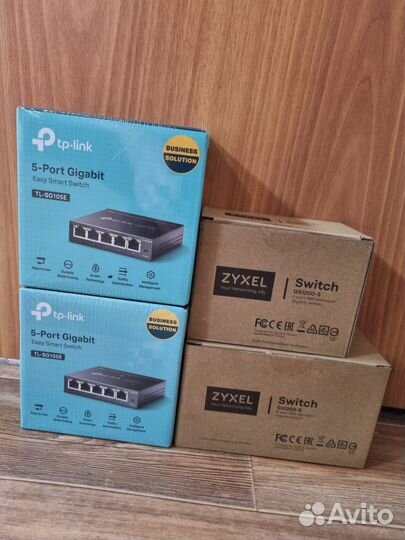 SMART Коммутаторы zyxel, tp-link