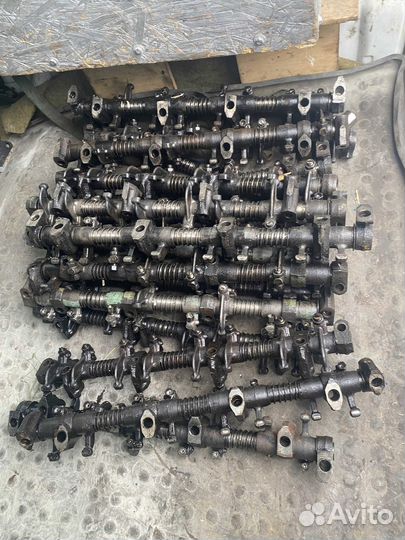 Ось коромысел газ-41/Чайка шесть опор