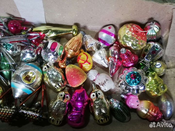 Елочные игрушки СССР