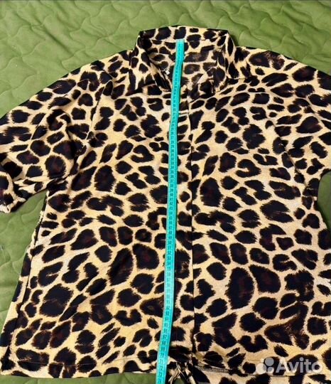 Леопардовая рубашка 58