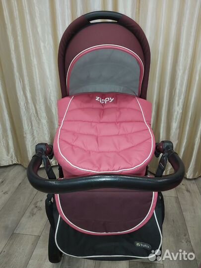 Коляска 3 в 1 Zippi tutis + подарок зимний комбез