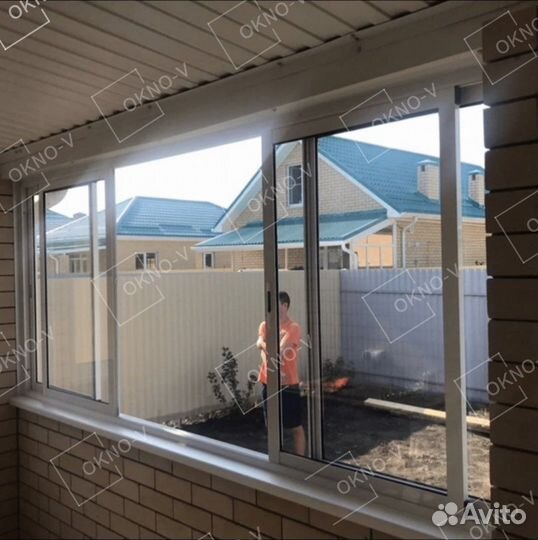 Раздвижные алюминиевые окна