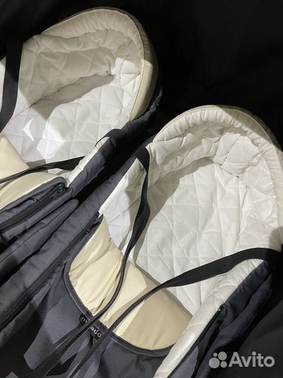 Коляска для двойни 3 в 1 Mikado Tween Delux