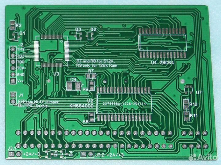 Печатная плата для сборки divmmc для ZX Spectrum
