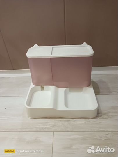 Кормушка и поилка, для кошки