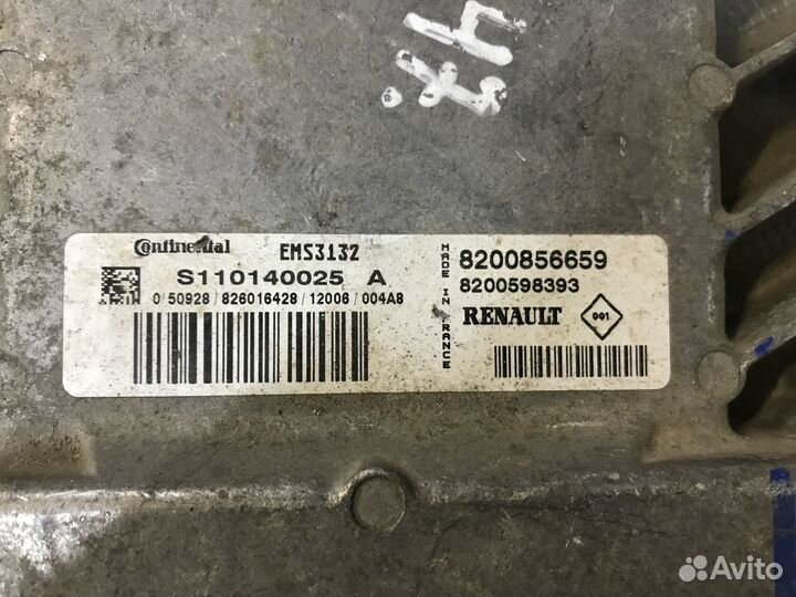 Блок управления двигателем Renault Logan Sandero