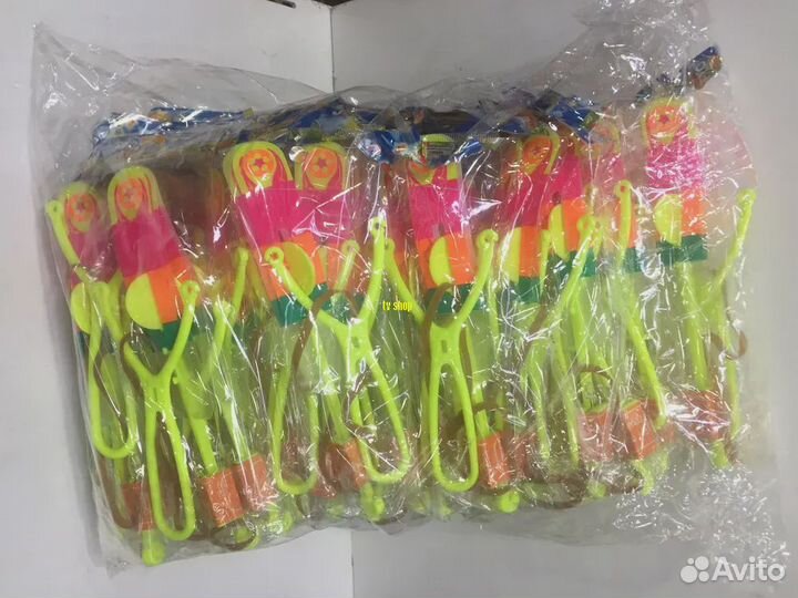 Светящиеся вертолётики с рогаткой оптом 199