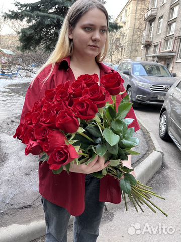 Розы 25 штук 70 см