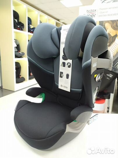 Автокресло 15-36кг Cybex Solution S i-fix Black&Gr