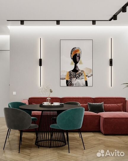 Дизайн интерьера однокомнатной квартиры