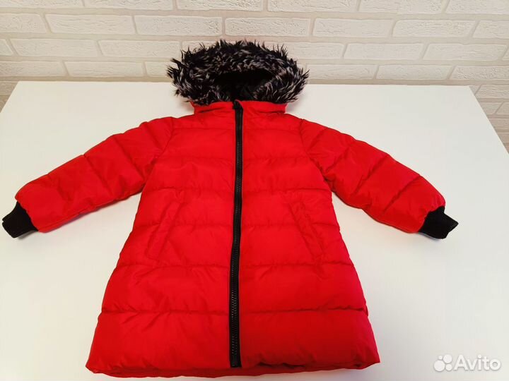 Пуховик зимний для девочки