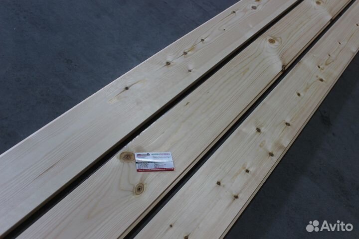 Доска пола Сосна 28х135мм 6м сорт ав