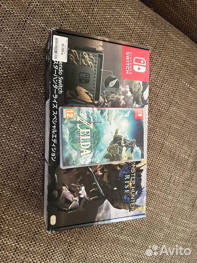 Nintendo switch monster hunter rise edition