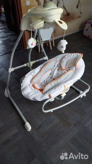 Электрокачели шезлонг