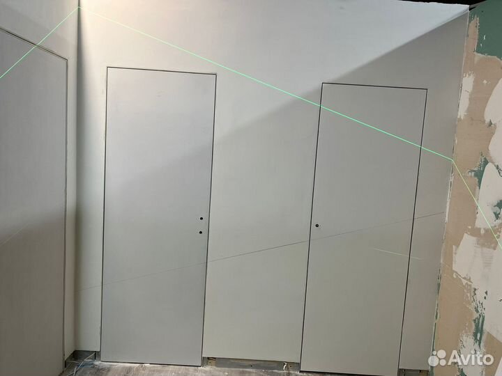 Скрытые двери под покраску