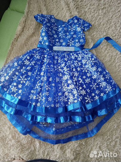 Платье снежинка