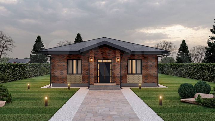 Коттедж 125 м² на участке 6 сот.