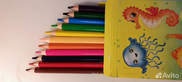Карандаши цветные 12 цветов