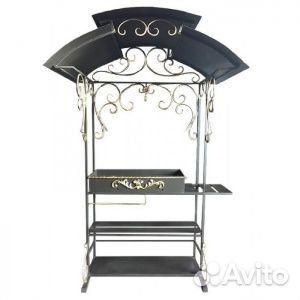 Мангал с крышей 