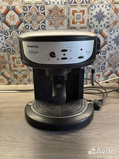 Кофеварка рожковая Rowenta adagio 15 bar