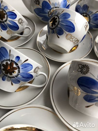 Чайные сервизы СССР 1960-70 годы