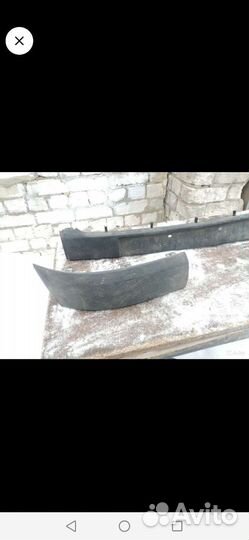 Заглушки накладки бампера рено символ