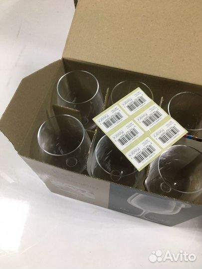 Набор бокалов для вина, 6 шт, 250 мл, D60/70,H 178