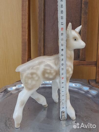 Фарфоровая статуэтка СССР (оленёнок)