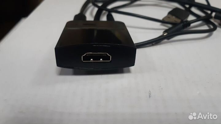 Переходник VGA - hdmi + аудио / Vention 0.15 м acn