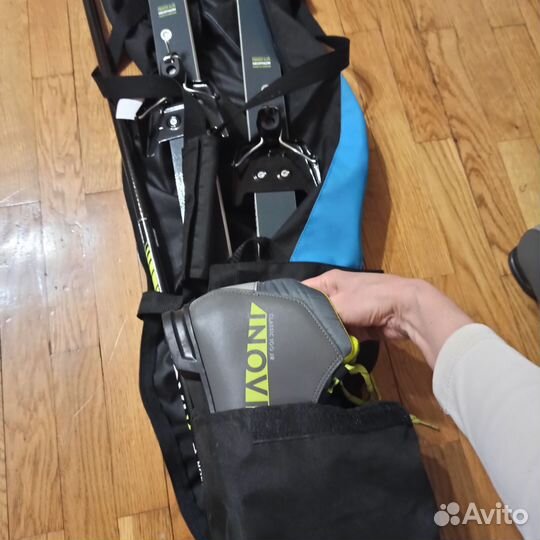 Комплект беговые лыжи, палки, ботинки