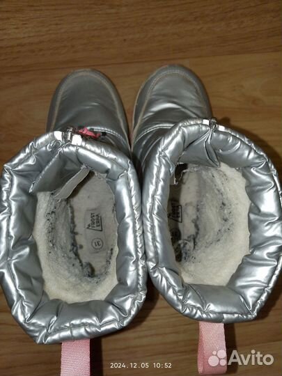 Зимние сапоги дутики для девочки 31