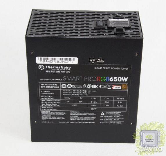 Блок питания thermaltake 650w