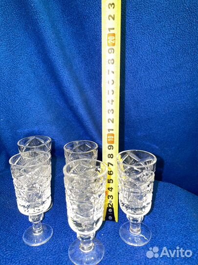 Рюмки хрусталь на ножке СССР
