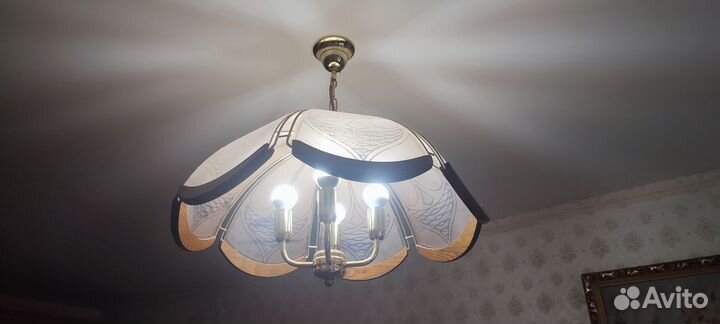 Люстра потолочная подвесная бу