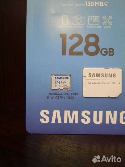 Карта памяти Samsung micro sd 128 gb