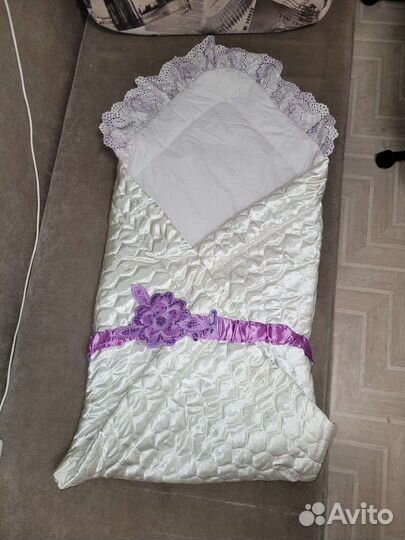 Комплект на выписку для девочки зима весна