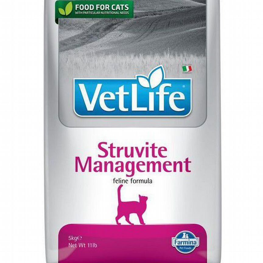 Корм для кошек Farmina Vet life struvite