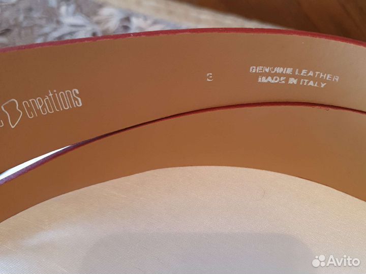 Ремень кожаный Италия женский новый