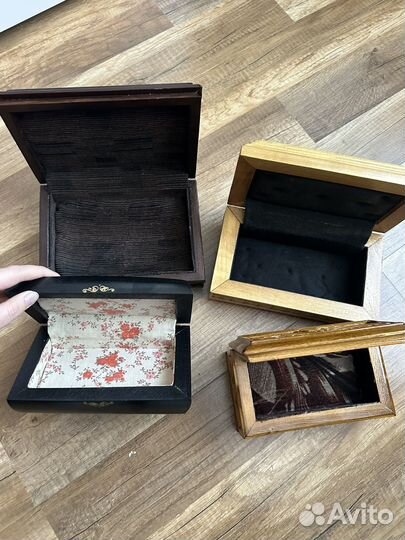 Шкатулка деревянная