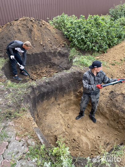 Установка септика из бетонных колец