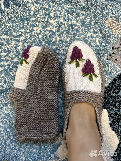 Носки вязанные