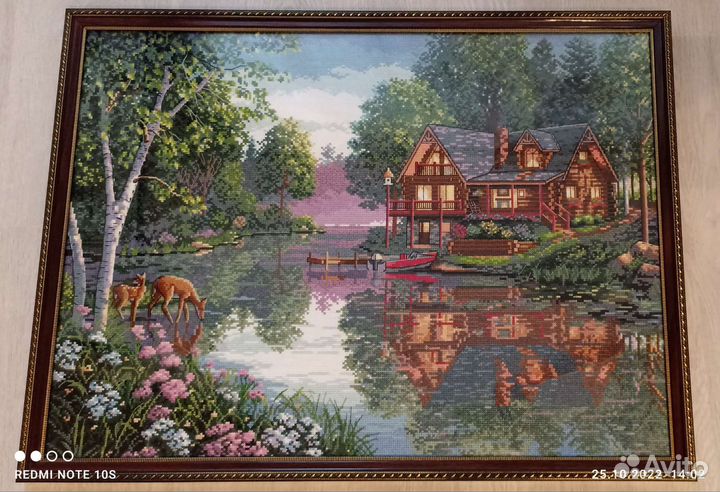 Картина вышитая крестом