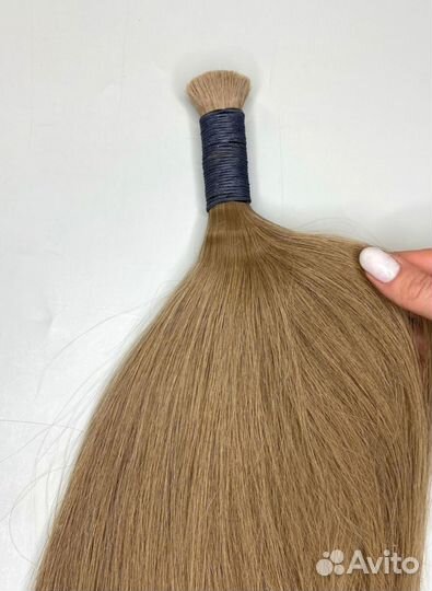 Волосы натуральные, 40см, надёжно